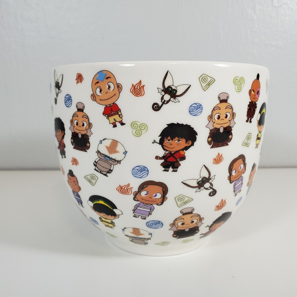 Ramen Bowl Avatar The Last Airbender Chibi All Over Print Nickelodeon Anime